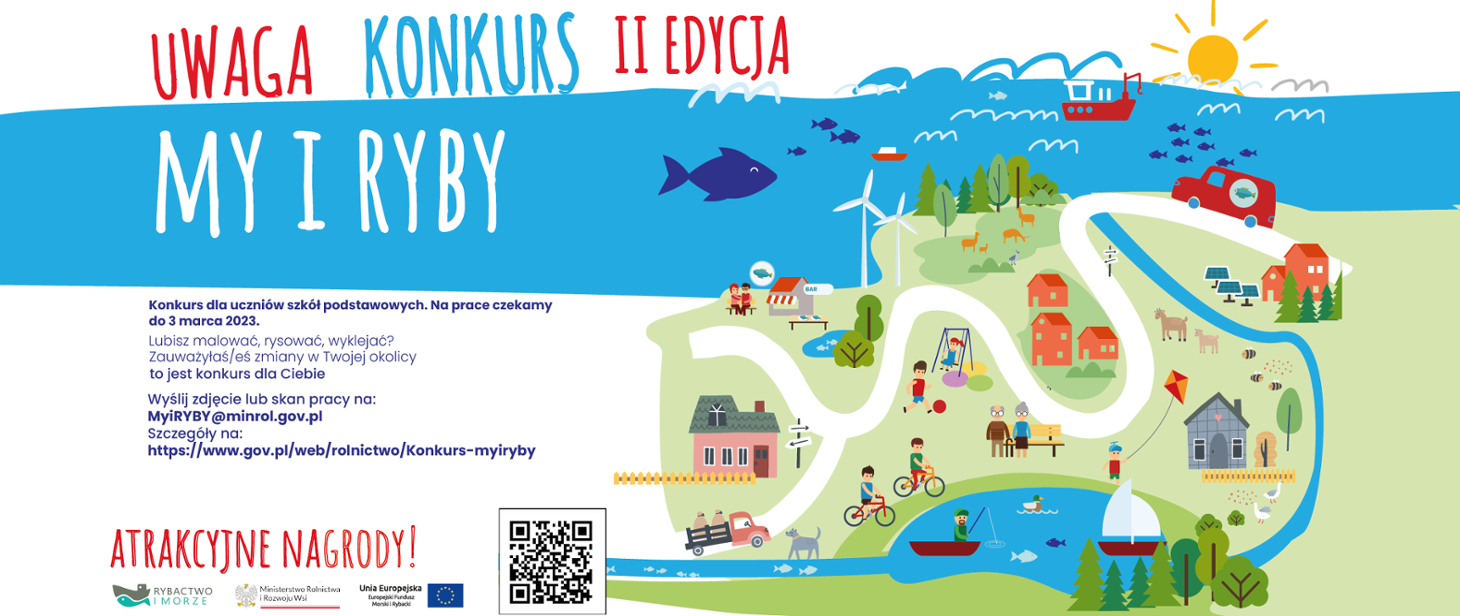 II edycja ogólnopolskiego konkursu My i RYBY - jak Europejski Fundusz Morski i Rybacki zmienia otoczenie wokół nas